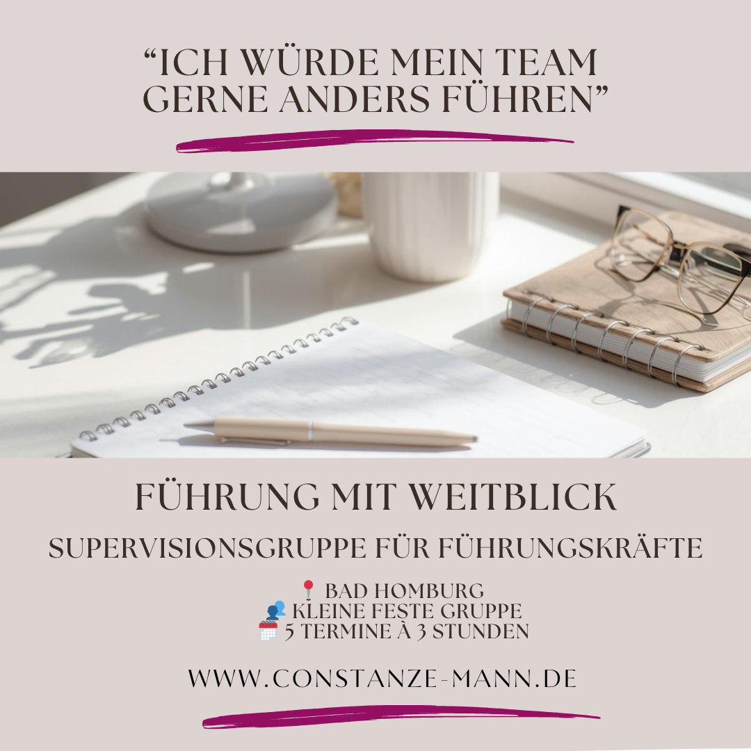 Führung mit Weitblick – Supervisionsgruppe für Führungskräfte