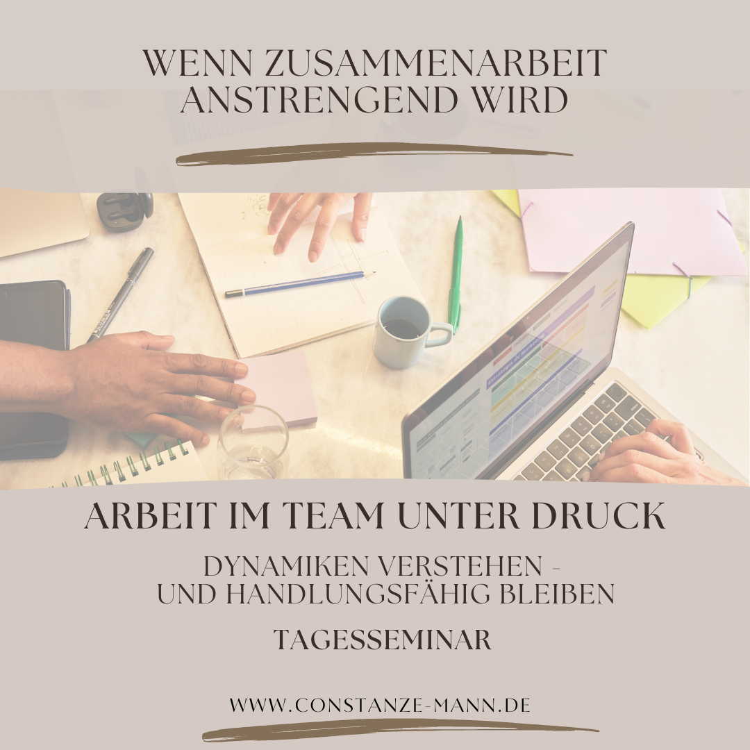 Zusammenarbeit im Team unter Druck